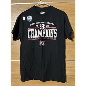 NWT South Carolina Gamecocks Sz M 2023 SEC Women’s Basketball Champions T Shirt